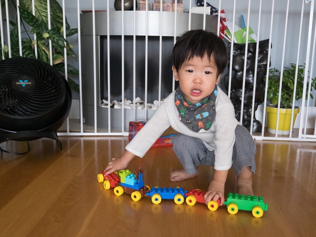 2Ys Cedric & his lego train